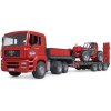 BRUDER 02772 Auto MAN TGA tahač s přívěsem + manipulátor Manitou MT633