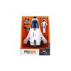 Raketoplán s astronautem plast 20cm na baterie se světlem, zvukem v krabici 18,5x25cm