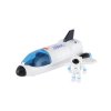 Raketoplán s astronautem plast 20cm na baterie se světlem, zvukem v krabici 18,5x25cm