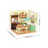 RoboTime 3D dřevěná skládačka Miniatura domečku Farmářská kuchyně
