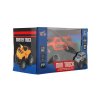 Auto RC mini truck plast 12cm 27MHz na baterie se světlem oranžové v krabici 18x11,5x10cm
