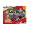 Pokémon Clip 'n' Go Poke Ball sada opaskov (Ultra Ball, Poke Ball, Nest Ball, Scorbunny,Pikachu, Red Belt), figurka