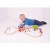Bigjigs Rail Dřevěná vláčkodráha hasičská stanice