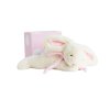 Doudou Dárková sada - Plyšový králíček pink 30 cm