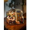 RoboTime 3D dřevěná skládačka Miniatura domečku Útulná kuchyně
