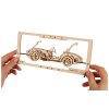 Ugears 2,5D dřevěné mechanické puzzle Roadster MK3