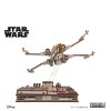 Ugears 3D dřevěná mechanická skládačka Star Wars Luke Skywalker X-Wing stíhačka