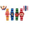 Hodinky dřevo náramkové 7cm 4 druhy 72ks se stojánkem