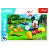 Minipuzzle 54 dílků Mickey Mouse Disney/ Den s přáteli 4 druhy v krabičce 9x6,5x4cm 40ks v boxu