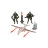 Sada vojáci s dronem s doplňky plast v sáčku 17x21x5cm