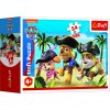 Minipuzzle 54 dílků Paw Patrol/Tlapková Patrola 4 druhy v krabičce 9x6x3cm 40ks v boxu