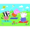 Minipuzzle miniMaxi 20 dílků Prasátko Peppa/Peppa Pig 4 druhy v krabičce 11x8cm 24ks v boxu