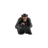 Šimpanz učenlivý samice s mládětem zooted plast 5cm