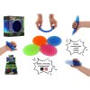 Fidget worm měnící tvar antistresový plast 11cm 4 barvy v krabičce 11x10,5cm 12ks v boxu