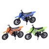 Motorka terénní plast 12cm 3 barvy v krabičce 15x10x6cm 12ks v boxu