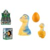 Vejce líhnoucí a rostoucí dinosaurus 6cm v krabičce 8x11x5,5cm v 12 ks v boxu