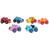 Auto/Formule závodní pro nejmenší měkký plast 8cm na volný chod 6 barev 12ks v boxu 18m+