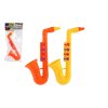 Saxofon plast 24cm 2 barvy v sáčku