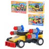 Stavebnice BuildMeUP Závodní auta 31-50 dílků 4 druhy plast