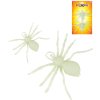 Pavouk 17cm halloween dekorace svítící ve tmě fosforeskuje set 2ks