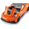 SIKU Auto oranžové sportovní Chevrolet Corvette ZR1 kovový model blister 1534
