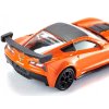 SIKU Auto oranžové sportovní Chevrolet Corvette ZR1 kovový model blister 1534