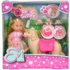 SIMBA Evi Love panenka Evička 12cm set s pejskem a šťěňátky