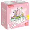Stavebnice mini KOCO Letní hrad 412 dílků v průhledném boxu plast