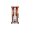 Raketa vypouštějící páru plast 36cm na baterie se zvukem se světlem s doplňky v krabici 17x38x6,5cm