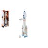 Raketa vypouštějící páru plast 36cm na baterie se zvukem se světlem s doplňky v krabici 17x38x6,5cm