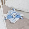 Doudou Dárková sada - plyšový muchláček modrý medvídek 24 cm