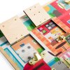 Bigjigs Toys Dřevěná motorická deska západky a zámky