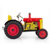 Traktor Zetor červený na klíček kov 14cm 1:25 v krabičce Kovap