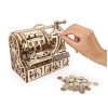 Ugears 3D dřevěné mechanické puzzle Pokladna