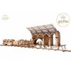 Ugears 3D dřevěné mechanické puzzle Harry Potter - vlakové nástupiště