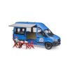 Bruder MB Sprinter Camper s řidičem a příslušenstvím