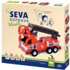 SEVA DOPRAVA Hasiči plastová STAVEBNICE 545 dílků v krabici
