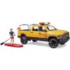 BRUDER 02506 Auto RAM 2500 Power Wagon pobřežní stráž na baterie Světlo Zvuk