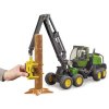 BRUDER 02135 Harvestor John Deere 1270G těžební stroj model plast