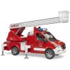 BRUDER 02673 Auto hasiči Mercedes Benz Sprinter stříká vodu na baterie Světlo Zvuk