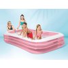 INTEX Bazén obdelníkový nafukovací Family 305x183cm růžový 58487