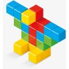 GEOMAG Magicube Green line Eko baby kostky barevné magnetické set 24ks