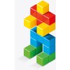 GEOMAG Magicube Green line Eko baby kostky barevné magnetické set 24ks