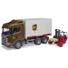 BRUDER 03582 Auto Scania Super 560R UPS logistik s vysokozdvihem