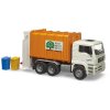 BRUDER 02772 Auto MAN TGA popeláři bílo-oranžové funkční model 1:16 plast