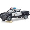 BRUDER 02505 Auto policie Dodge RAM 2500 s figurkou na baterie Světlo Zvuk