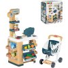 SMOBY Supermarket set elektronická pokladna s vozíkem na baterie Světlo Zvuk