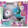 PLYŠ Tuleň Silver interaktivní zvířátko s doplňky záchranná mise na baterie Zvuk