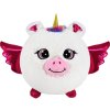 Nafukovací plyšový kamarád - Jednorožec bílý 30 cm