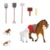 Kůň a poník s příslušenstvím 7ks - více druhů